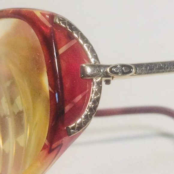 Vtg 80's Christian Dior Eyeglass Frames - Picture 5 of 5